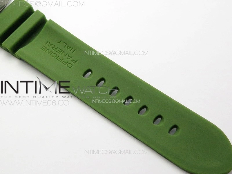 PAM1226 Submersible TTF Best Edition White Dial On Green Rubber Strap P.900 Clone